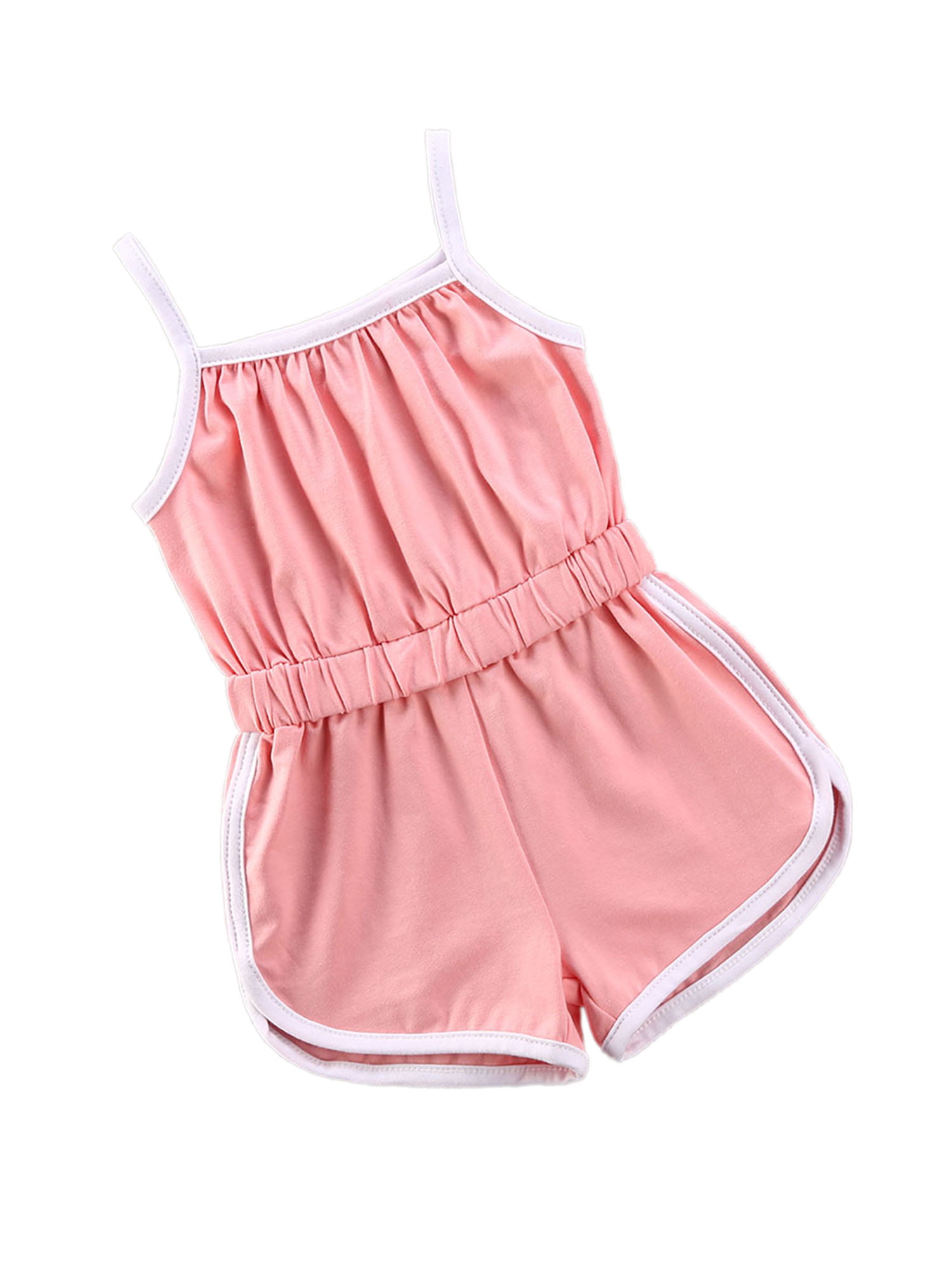 Lace Toddler Baby Girl Strap One-piece Romper Jumper Jumpsuit Summer Clothes 