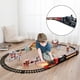 thumbnail image 4 of de Trenes Juguete Eléctrico para Niños Niñas con Luces Y Sonido Kits de Vías de Tren con Motor de Locomotora, Coches de Carga Y Vías Reg - negro negro Yotijar tren electrico, 4 of 8