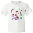 thumbnail image 3 of Inktastic Day of the Dead Owl Sugar Skulls and Guitar Youth T-Shirt, 3 of 5