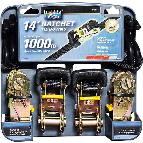Reese Carry Power Heavy Duty Ratchet, 4Pack