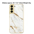 thumbnail image 3 of Full Cover Phone Case Tempered Glass Hard Printed Smartphone Bumper Case Cell Phone Covers Electroplated for S22/22Plus/Ultra Camera Protection Protective  Galaxy S22 ULTRA Golden Thread, 3 of 8