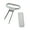 Silver, variant on YIEMEEN Two prongs Wine Bottle Opener Portable Wine Bottle Opener Corkscrew Remover