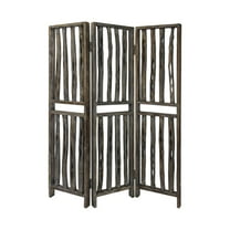 Sg-312 Wrightwood Screen Room Divider With Natural Wood Finish - 6 Feet
