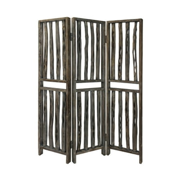 Sg-312 Wrightwood Screen Room Divider With Natural Wood Finish - 6 Feet
