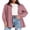 Pink, variant on Zeagoo Womens Plus Size Corduroy Button Down Shirts Long Sleeve Oversized Fall Blouses Tops Casual