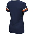 thumbnail image 3 of Women's Majestic Navy Detroit Tigers Plus Size Sparkling Fun Button V-Neck T-Shirt, 3 of 3