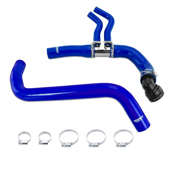 Mishimoto MMHOSE-F35T-11BL Silicone Radiator Hose Kit, Compatible With 2011-2014 Ford F-150 3.5L EcoBoost, Blue