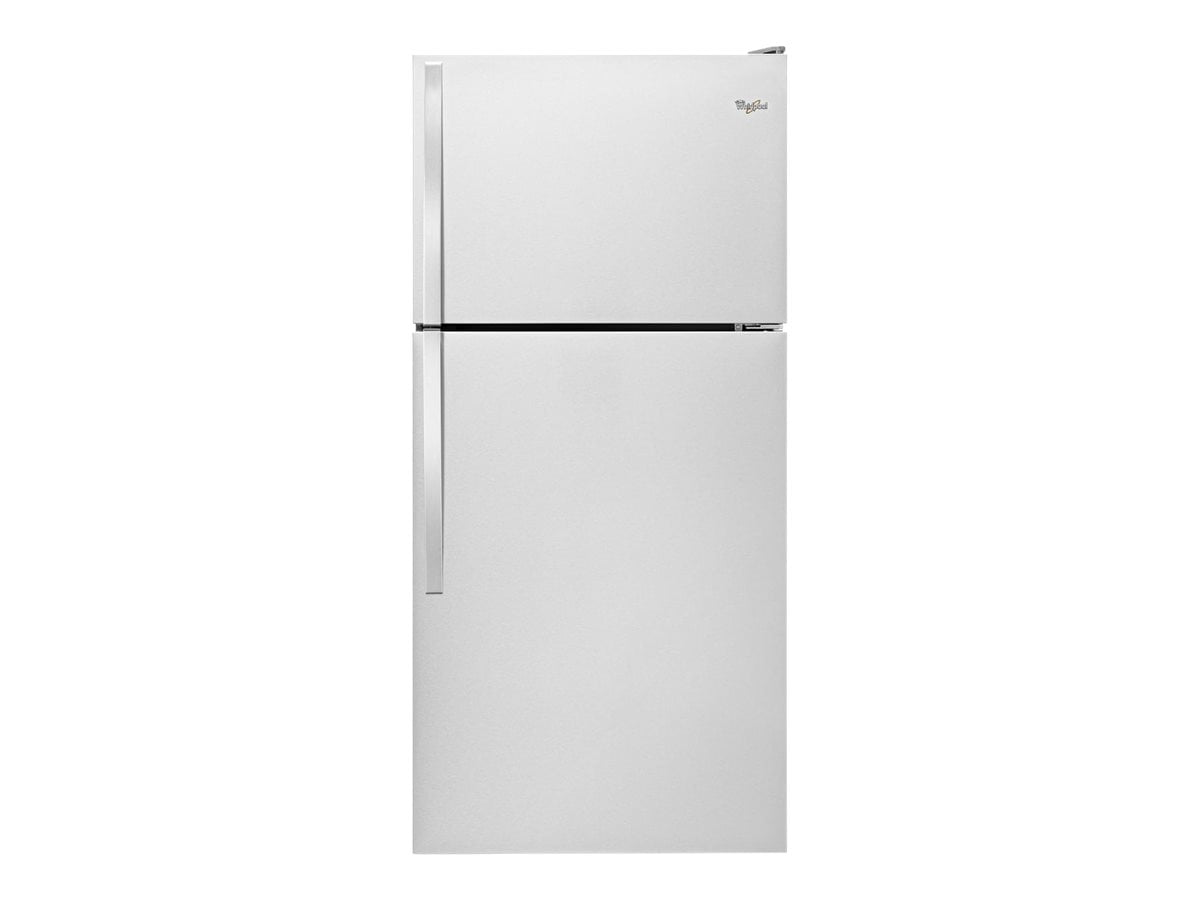 whirlpool stainless refrigerator top freezer