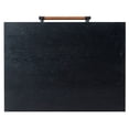thumbnail image 5 of Safvaieh Couture Chandri Scandinavian Wood and Metal Nightstand, Black/Brown, 5 of 14
