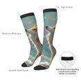 thumbnail image 4 of Fotbe Starry Sky Cloud Fox Calcetas Divertidas Estampadas para Hombre y Mujer, Calcetas de Algodón hasta la Rodilla para Caminar, Correr, Enfermería y Embarazo, 4 of 6