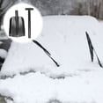thumbnail image 4 of unbranded Black Aluminum Snow Shovel for Car Use with Detachable Handle for Easy Storage, 4 of 8