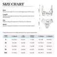 thumbnail image 4 of Kdxio Sea Creatures Print Women's 2 Piece High Waisted Wrap Spaghetti Strap Summer Swimsuit Bikini Set-X-Large, 4 of 7