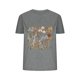 thumbnail image 2 of Fiudx Ofertas Relámpago Blusas con Estampado de Flores para Mujer Top de Manga Corta con Cuello Redondo, 2 of 4