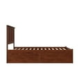 thumbnail image 4 of Leo & Lacey Madison Full Wood Platform Bed and Storage Drawers in Walnut, 4 of 10