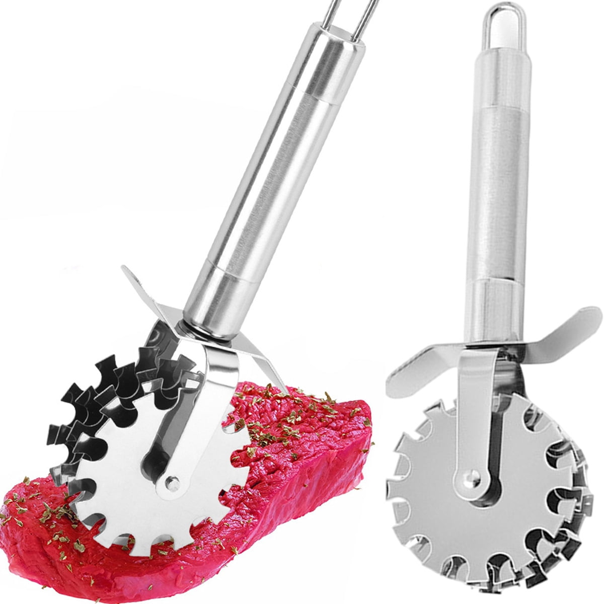 Travelwant Meat Tenderizer, Roller Stainless Steel Meat Loosener