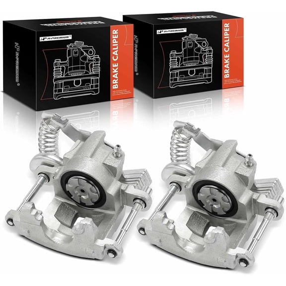 A-Premium Disc Brake Calipers Assembly Without Bracket Compatible with Chevrolet and Pontiac Models - Camaro 1982-1988 Firebird 1982-1988 - Rear Driver and Passenger Side