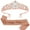 Rose Gold, variant on Yoyauz Women's Birthday Crown & Belt Queen Crystal Crown Rhinestone Hair Band Set Happy Party Decoration Accessories Girls Princess Gift Set