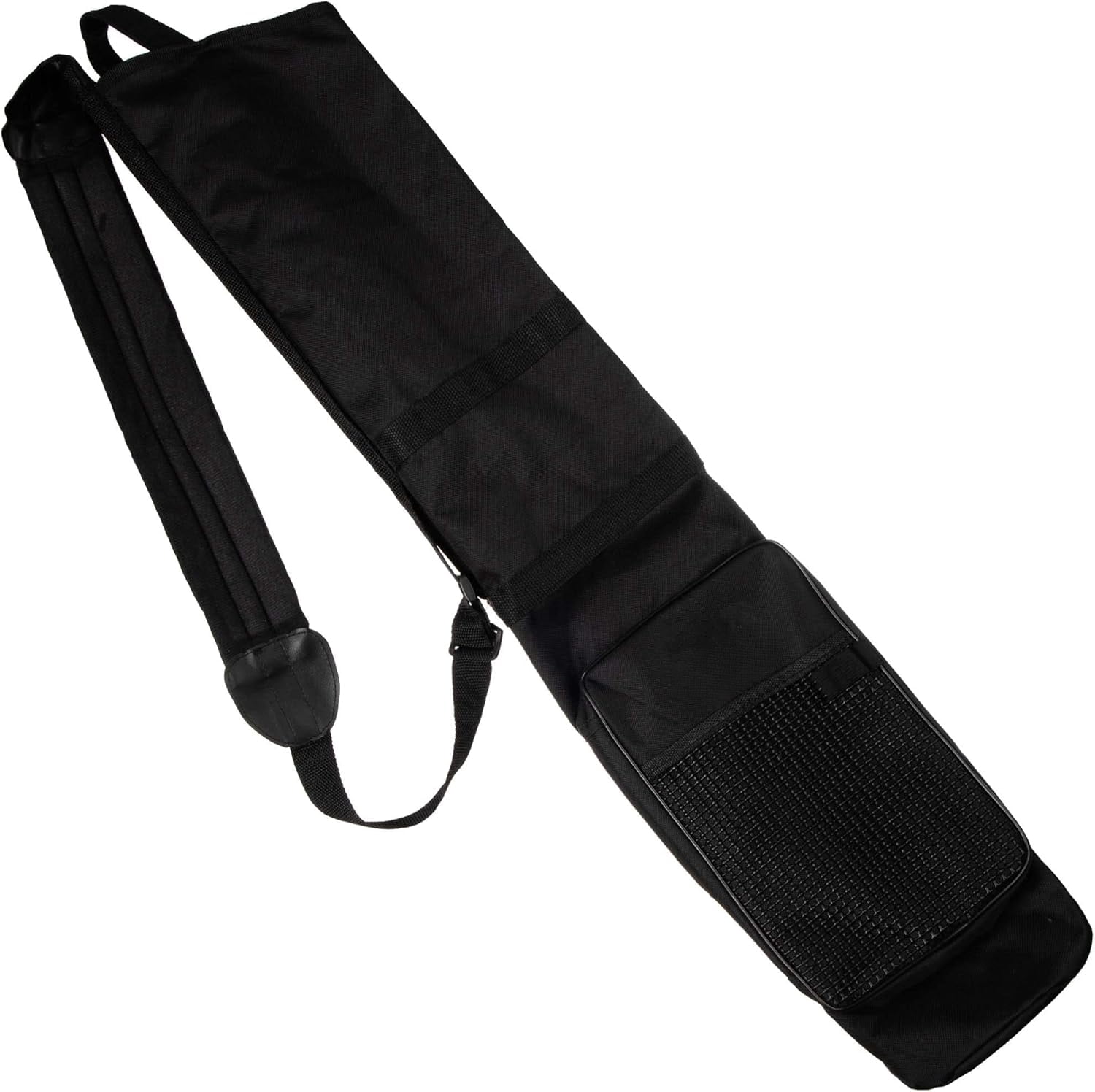 Sporting Goods Golf Sunday Bag | Black Lightweight Travel Carry Sunday Golf Bag with Cushioned Shoulder Strap for Driving Range Practice Easy Transport - for Beginners, Youth, Adult or Seniors
