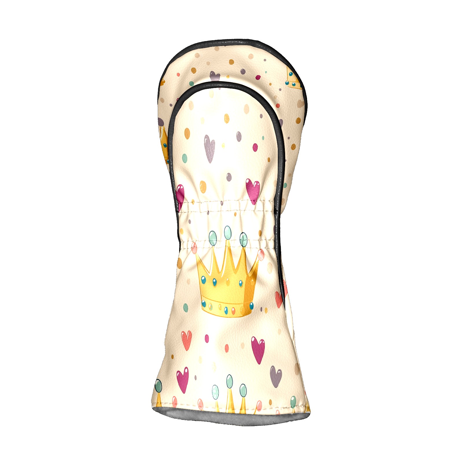 Golf Club Covers, YellowCrownHearts Premium PU Leather Driver Hybrid Putter Head Covers with Velvet Lining, Waterproof Golf Gifts for Men Women