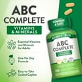thumbnail image 5 of Adult ABC Complete Multivitamin For Men and Women | 100 Caplets | by Nature's Truth, 5 of 7