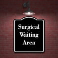 thumbnail image 2 of Surgical Waiting Area BLACK Aluminum Composite Sign 20''x24'', 2 of 9