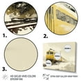 thumbnail image 3 of DESIGN ART Designart "Train On The Move Iii" Transportation Train Canvas Print 20 in. wide x 12 in. high, 3 of 5