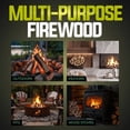 thumbnail image 3 of Sun Joe 16" Pine Aromatic Firewood, Natural Kiln-Dried for Outdoor Fireplaces, 20 Logs, 3 of 9