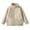 Beige, variant on Cethrio Girls Fleece Jackets Size 10-12, Outdoor Long Sleeve Zip up Stand up Collar Winter Outerwear Watermelon Red