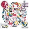 thumbnail image 6 of 35pcs Colorful Stickers Volleyball Sports Stickers Fun Stickers for Laptops Suitcases Notebooks, 6 of 9