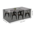 thumbnail image 2 of Tela Oxford 420D Para Muebles De Jardín Al Aire Libre Con Cordón De Dobladillo Y 2 Correas De Hebilla Cubiertas Impermeables Para Muebles De Patio Cubierta De Mesa A Prueba De Polvo seitruly HA044987-06, 2 of 6