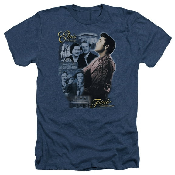 Elvis Presley - Tupelo - Heather Short Sleeve Shirt - Medium