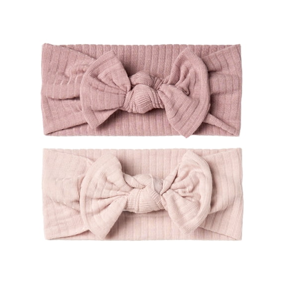 Modern Moments by Gerber Baby Girl Headbands, 2-Pack, One Size