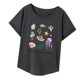 thumbnail image 3 of Camisetas de manga corta para mujer, ropa cómoda de dibujos animados, camisetas con estilo, ropa de calle XL, 3 of 8