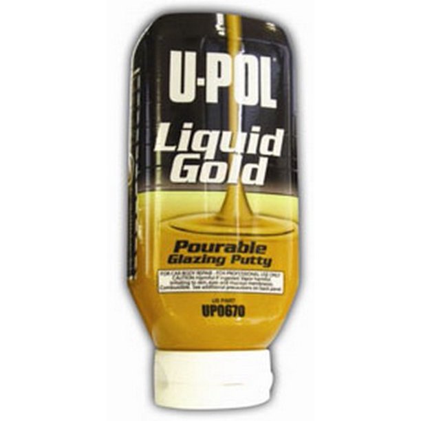 UPOL Products UP0670 Liquid Gold , Pourable Glazing Putty Walmart