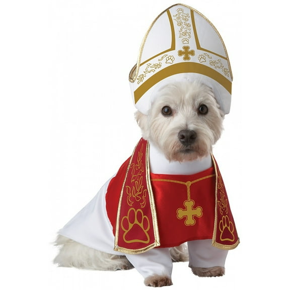 California Costumes Holy Hound Pope Dog Pet Costume Large Unisex