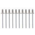 thumbnail image 2 of Rosette Rivets, 8PCS Aluminum Rosette Shaped Rivets Rustproof Cars Rose Shaped Rivets for AMC VIN DOOR TAG All Vehicles, 2 of 7