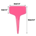 thumbnail image 3 of HOMEIORA Pink Plant labels, 100 Pcs 6 x 10cm Plastic Plant T-Type Tags Nursery Garden Labels, 3 of 6