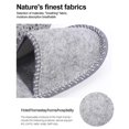 thumbnail image 3 of 6 Pairs Fleece Felt Slippers Portable Washable Disposable Non Slip Home Slippers For Family Spa Guests Hotels Travel, 3 of 5