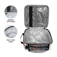 thumbnail image 3 of Haosy Smiling Cat Star Heart Reusable Lunch Box Men/Women Insulated Lunch Bag for School Picnic Travel, 3 of 6