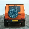 thumbnail image 6 of Naloa Daisies Flowers PVC Leather Spare Tire Wheel Cover for Car Truck SUV Camper Trailer Universal Fit many size16 inch, 6 of 6
