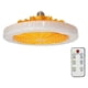 thumbnail image 1 of Ventilador de techo E27 con luz y control remoto, luz de ventilador inteligente, ventilador de iluminación, lámpara de ventilador de techo LED para dormitorio, cocina B, 1 of 8