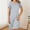 Blue, variant on Women's Nightgown V Neck Short Sleeve Nightgowns Tshirt Sleepwear Pjs for Women