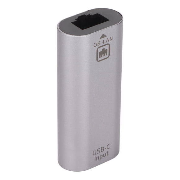 Adaptador de puerto de red tipo C hembra a Gigabit RJ45 Adaptador de puerto de red tipo C totalmente compatible Plug and Play