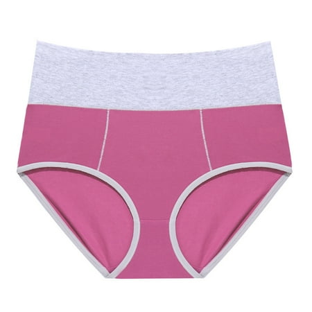 

BIZIZA Women s Boyshort Underwear High Waisted Butt Lifter Shorts Hipster Seamless Stretch Panty Hot Pink M
