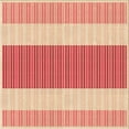 thumbnail image 1 of Ahgly Company Tapis d'Intérieur Lavables en Machine, Carré Pastel Transitionnel Orange, Carré de 4', 1 of 7