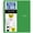 Green, variant on Five Star 1 Subject College Ruled Notebook Plus Study App, 8.5" x 11", Black, Poly, Spiral, 100 Sheets