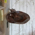 thumbnail image 4 of Achla BB-02AB-WM Antiqued Birdbath with Birds Wall Mount Bracket, Copper & Black, 4 of 5