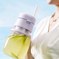 thumbnail image 5 of My Smoothies Cup Blender, 1000ML Portable Small Juice Cup with Handle/Strap, Rechargeable Multi-Function Juicer Juice Cup for Gym/Travel/Kitchen (White), 5 of 7