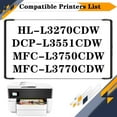 thumbnail image 2 of TN-263 TN-267 TN263 TN267 Toner Cartridge, Compatible for Brother HL-L3270CDW DCP-L3551CDW MFC-L3750CDW MFC-L3770CDW Printers【High Print Volume with Chip】, 2 of 7