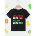 thumbnail image 4 of MAWOTEA Happy New Year & Christmas Family T-Shirt for Kids,100% Cotton Made Comfy Fabric,New Year's T-shirt, 4 of 5